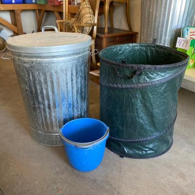 TRASH CAN, LEAF BAG ðŸƒ & BUCKET