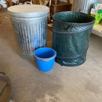 TRASH CAN, LEAF BAG ðŸƒ & BUCKET