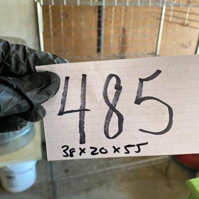 NIFTY WIRE SHELVING WITH SIDE RACK