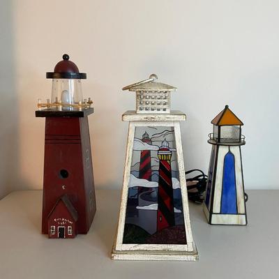 Lot of Three Lighthouses