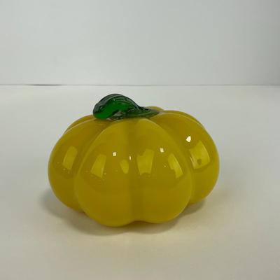 -51- ART GLASS | Yellow Gourd Figure