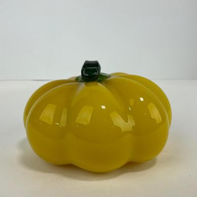 -51- ART GLASS | Yellow Gourd Figure