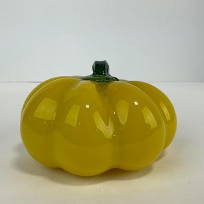 -51- ART GLASS | Yellow Gourd Figure