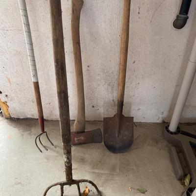 REALLY COOL BIG PITCH FORK AND OTHER TOOLS