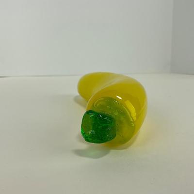 -67- ART GLASS | Green & Yellow Vegetables Figures