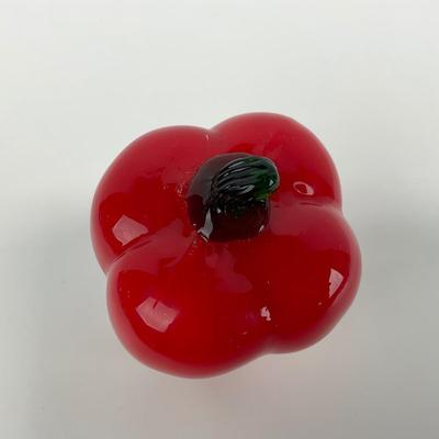 -68- ART GLASS | Red Pepper Figure