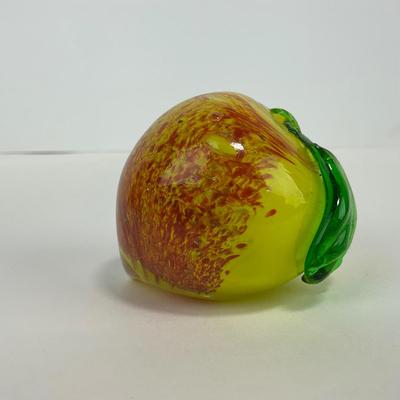 -72- ART GLASS | Colorful Peach Figure