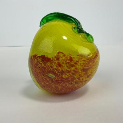-72- ART GLASS | Colorful Peach Figure