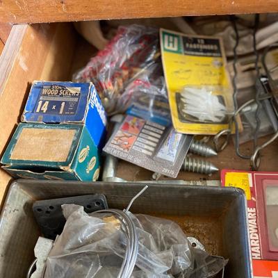 DRAWER LOADED WITH HARDWARE
