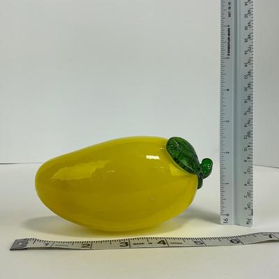 -73- ART GLASS | Yellow Pepper Figure