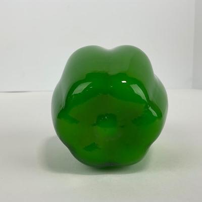 -75- ART GLASS | Green Pepper Figure