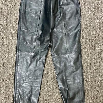 Leather pants Hugo Boscati Collection size 6