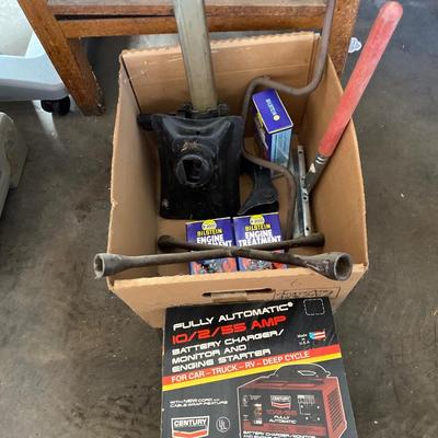 HANDY MAN JACK, CENTURY BATTERY CHARGER AND MORE