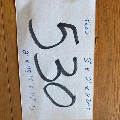 CHEST OF DRAWER PROJECT AND NICE WOOD TOP TABLE W/IRON LEGS