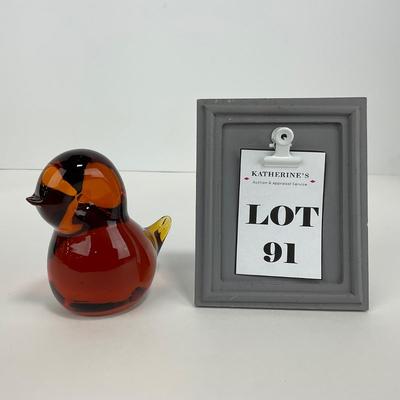 -91- VIKING | Amber Bird Figure