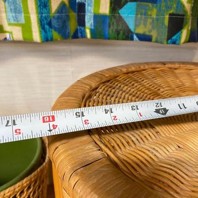 NESTING WICKER TABLES