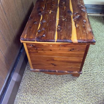 CEDAR CHEST ON WHEELS