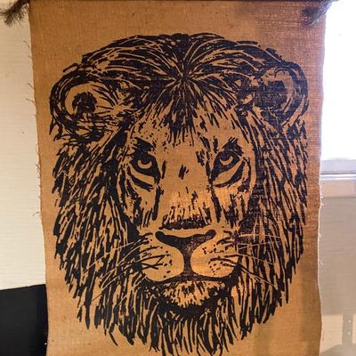 U2 ALBUM PRINT, LION FABRIC WALL TAPESTRY AND THEATRE MAGAZINE PRINT