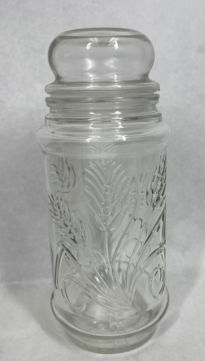 Vintage Peanut Glass Jar Canister