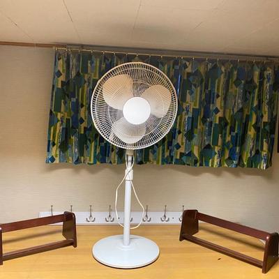 FAN, MAGAZINE/BOOK RACKS AND WALL HOOKS