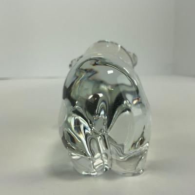 -101- VIKING | Clear Glass Momma & Baby Bear Figures