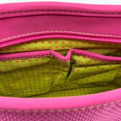 SAK ~ Hot Pink Basket Weave Shoulder Bag ~ Like New