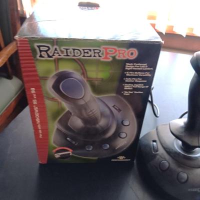 WINDOWS GAME CONTROL, BINOCULARS, PAMPHLETS AND GLASS POP BOTTLES