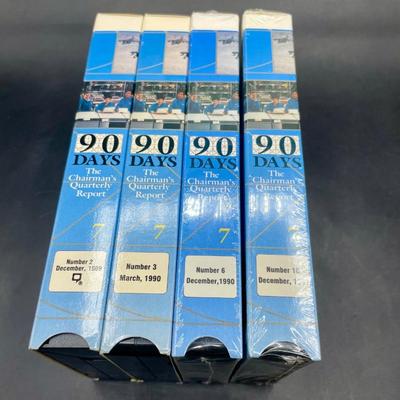 Lot of 4 McDonnell Douglas Video Chairman Quarterly Reports VHS