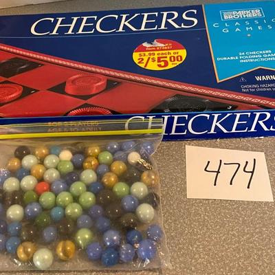 Checkers and Marbles