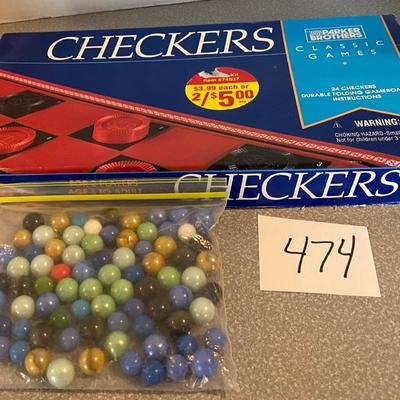 Checkers and Marbles