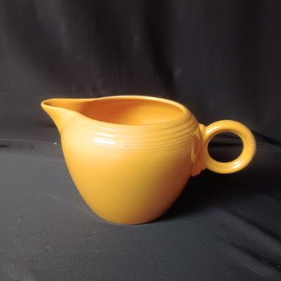 FIESTAWARE 2 SERVING BOWLS AND STOUT YELLOW PITCHER