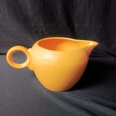 FIESTAWARE 2 SERVING BOWLS AND STOUT YELLOW PITCHER