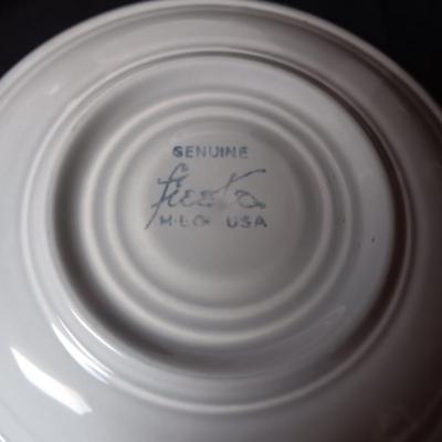 GREY AND ORANGE FIESTAWARE