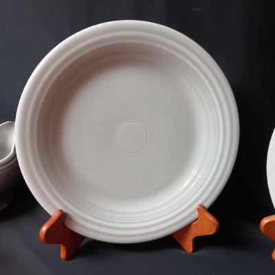 GREY AND ORANGE FIESTAWARE