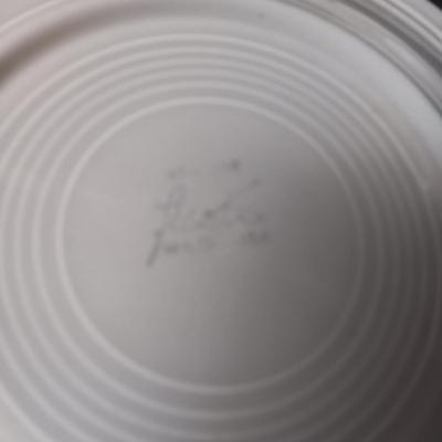 GREY AND ORANGE FIESTAWARE