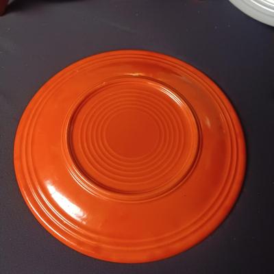 GREY AND ORANGE FIESTAWARE
