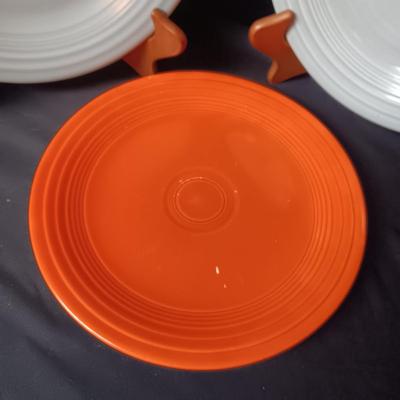 GREY AND ORANGE FIESTAWARE