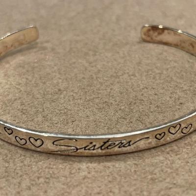 925 sisters cuff bracelet