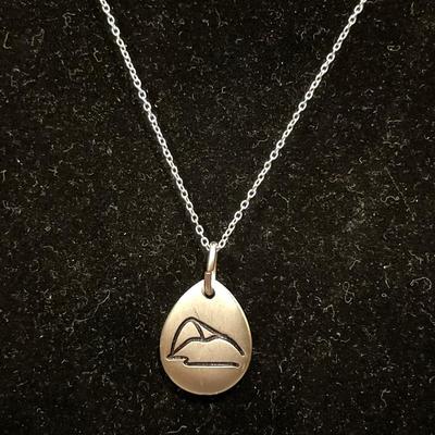 H. Stern Sugar Loaf Mtn sterling pendant and chain