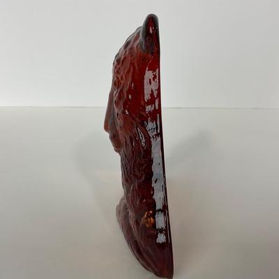 -111- VIKING | Amber Tiger Bookend