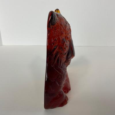 -111- VIKING | Amber Tiger Bookend