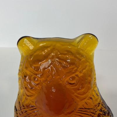 -111- VIKING | Amber Tiger Bookend