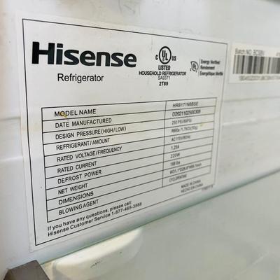 Lot 4: Hisense Refrigerator