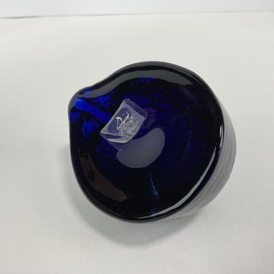 -117- VIKING | Hedgehog Cobalt Blue Paperweight | With Sticker