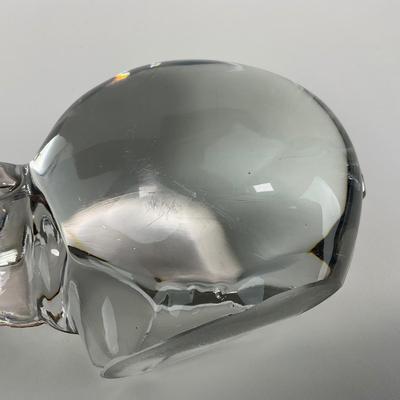 -119- NEW MARTINSVLLE | Clear Glass Pig Figure
