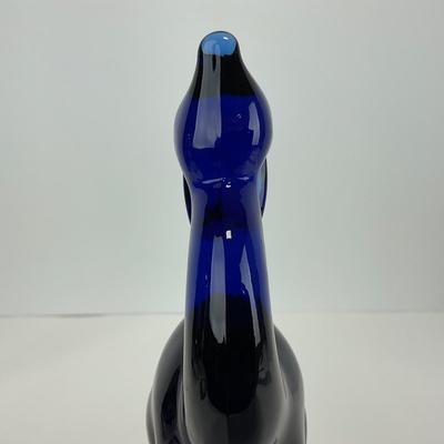 -120- HEISEY | Imperial Ultra Blue Cobalt Gazelle Figure | Marked