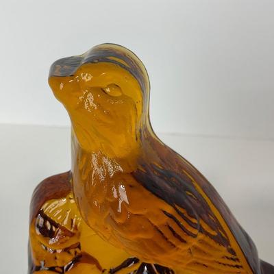 -125- VIKING | Amber Bird Bookend