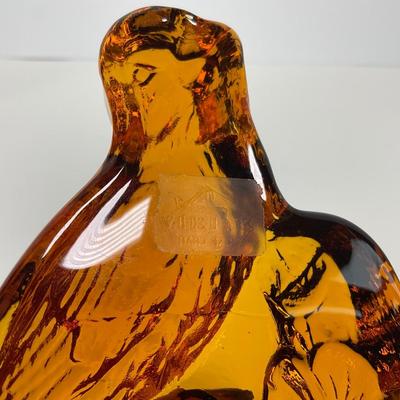 -125- VIKING | Amber Bird Bookend