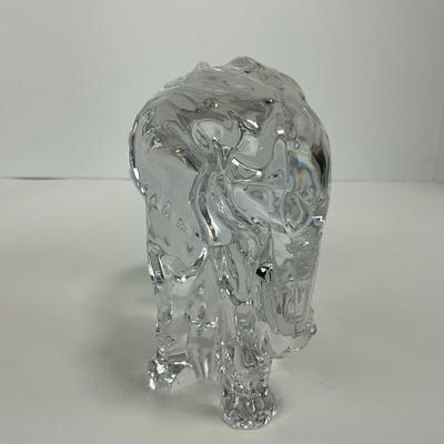 -132- LENOX | Crystal Elephant Figure â€œNurturing The Youngâ€ Figure | Stickered & Marked