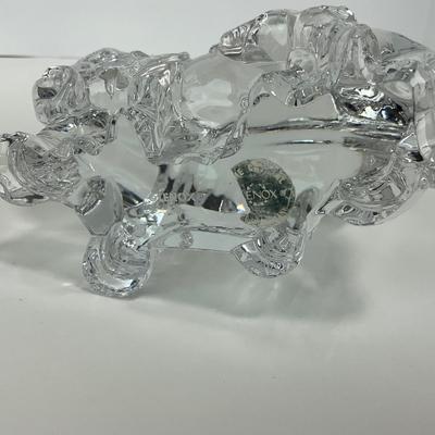 -132- LENOX | Crystal Elephant Figure â€œNurturing The Youngâ€ Figure | Stickered & Marked